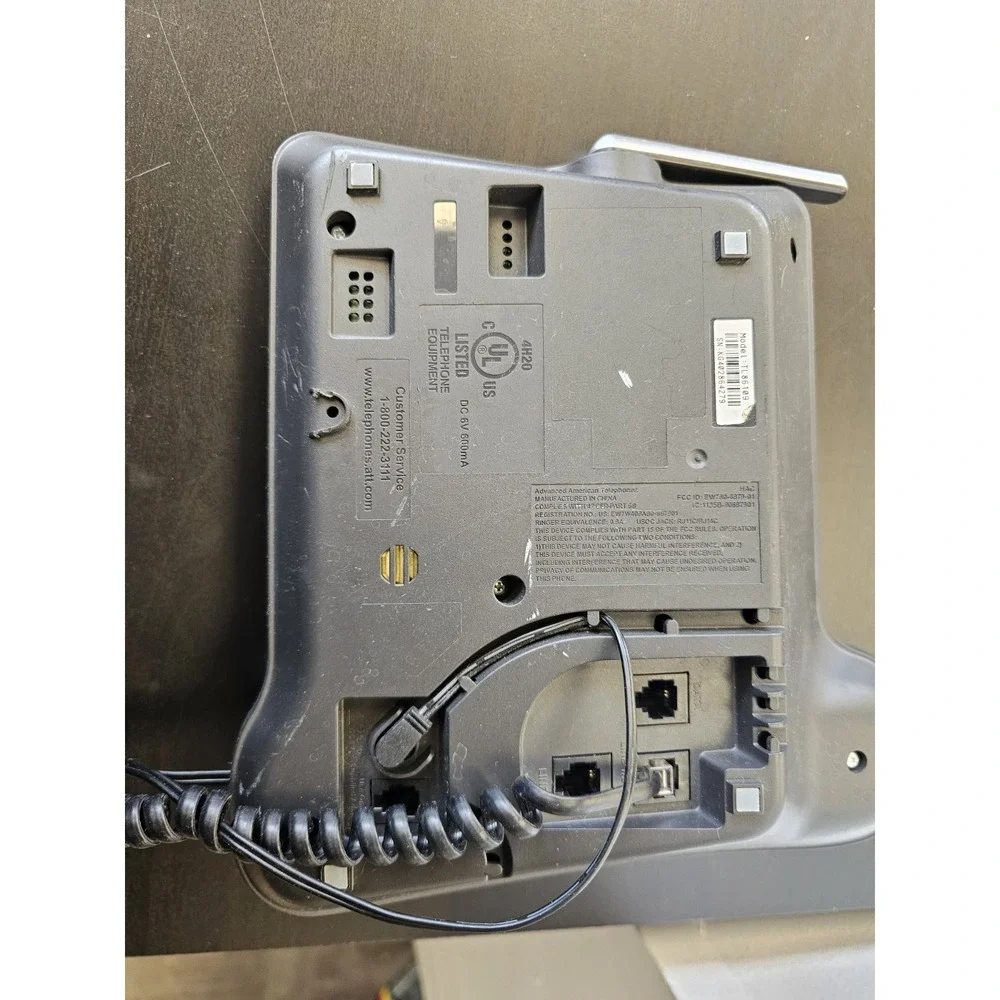 AT&T TL86109 Dect6.0 Phone Digital‎ Answering System/Bluetooth CORDED PHONE ONLY